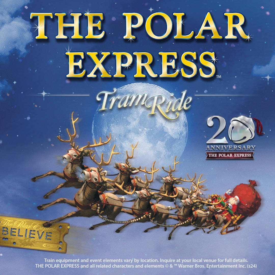 The Polar Express™ Tram Ride at Seaton Tramway, Devon this Christmas